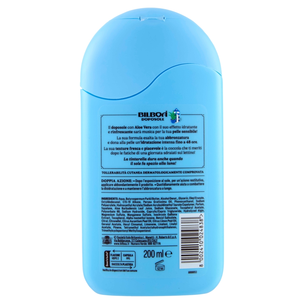 Bilboa Sapore di Aloe Doposole con Aloe Vera 200 ml